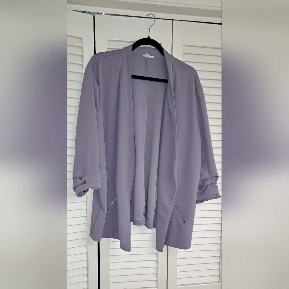 Maurices Lavender Zip-Up Jacket